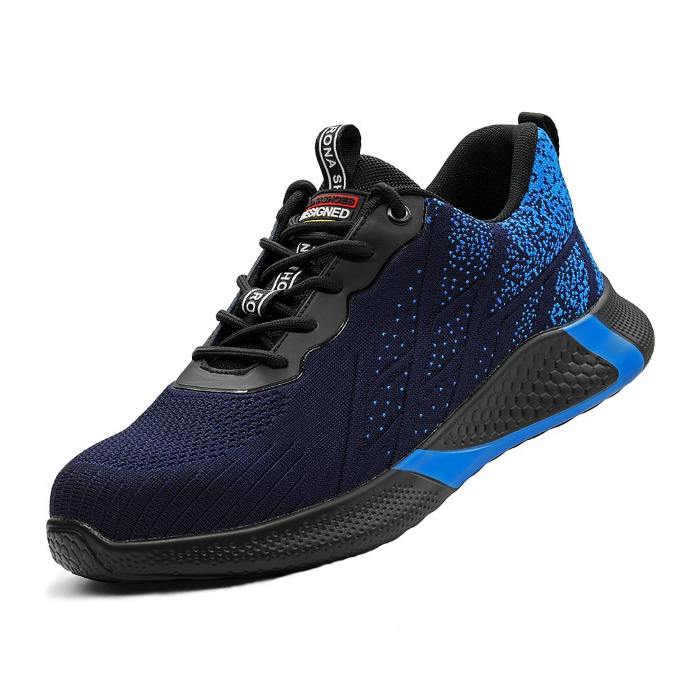 Chaussur De Sécurité Baskets De Sécurité Femme Homme | Jupiter Black - Rona Shoes