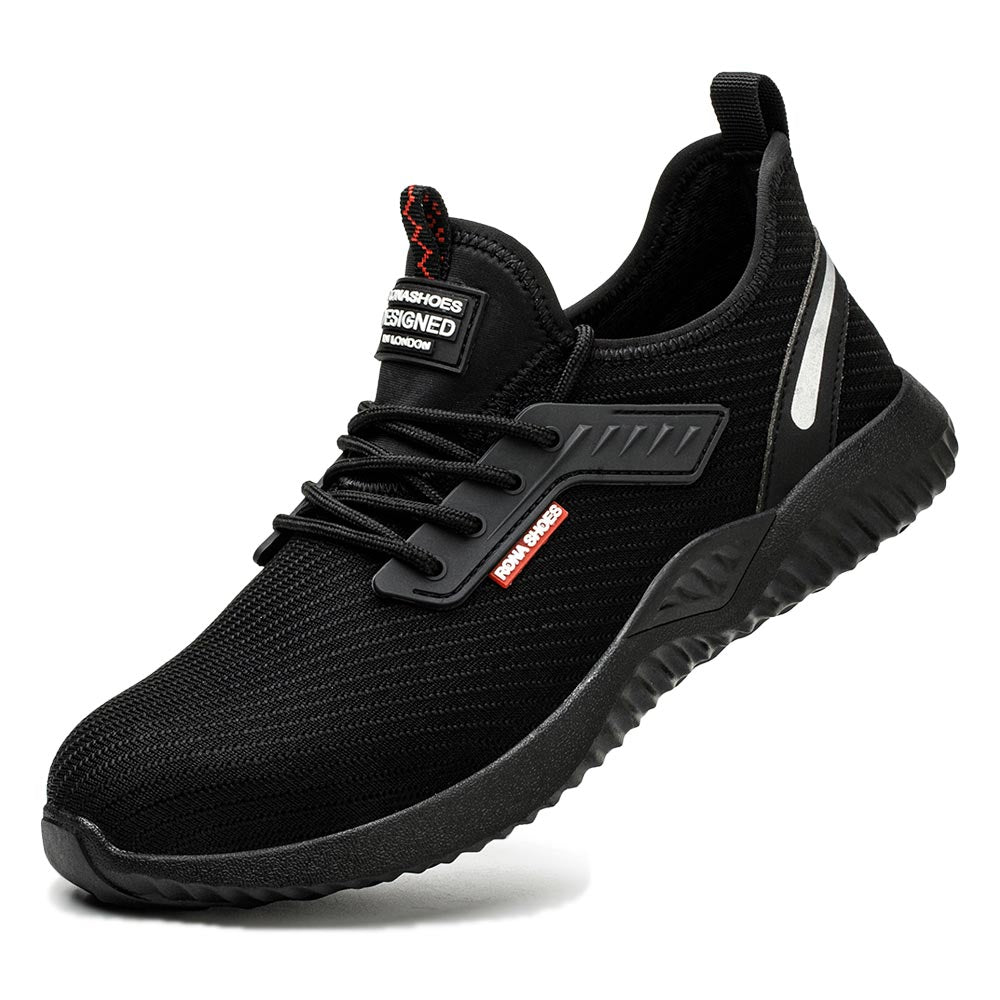 Chaussures de Securite Basket de Securite Homme Femme Legere Femme Homme Etanche Botte btp Confortable Noir Bon Marche Cuisine Rona Shoes