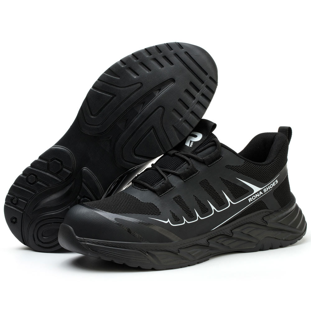 Rona Shoes Chaussures De Sécurité Baskets Légères Confortables Homme Femme - Embout Acier Et Semelle Anti-Pénétration