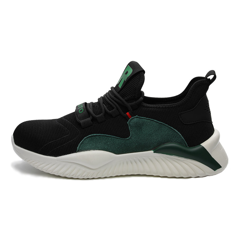 Pluto Green Chaussur de Securite Baskets de Securite Femme Homme Rona Shoes