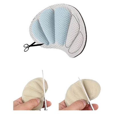 3 Paires De Coussinets de Talon En Mousse Souple